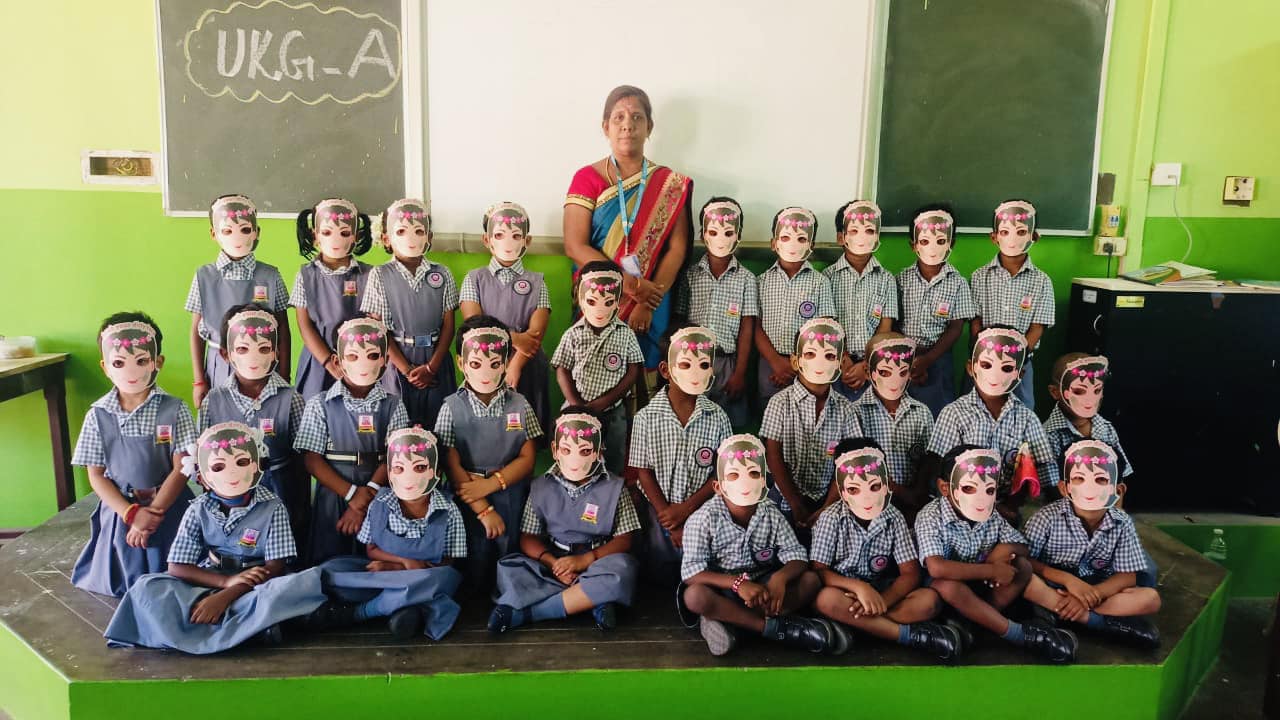 Learning Rhymes using Face masks